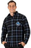 NRL Mustang Flannel Shirt - Sharks