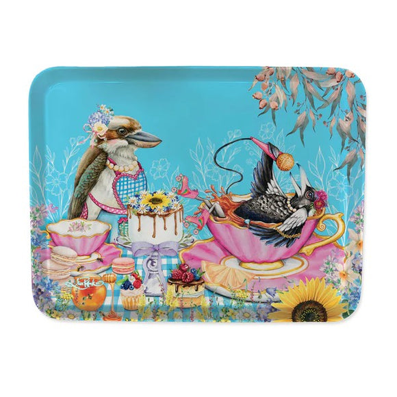 Melamine CWA Tea Party Snack Tray - Lisa Pollock