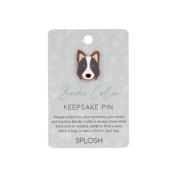 Splosh Keepsake Pin - Border Collie