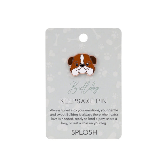 Splosh Keepsake Pin - Bulldog