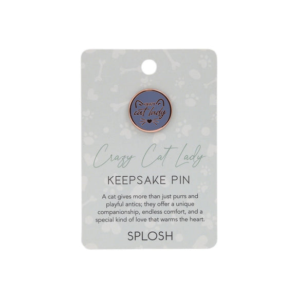 Splosh Keepsake Pin - Crazy Cat Lady