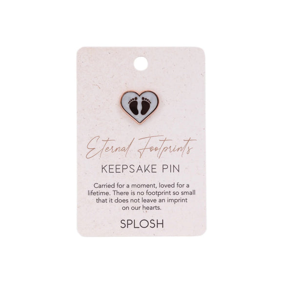Splosh Keepsake Pin - Eternal Footprints