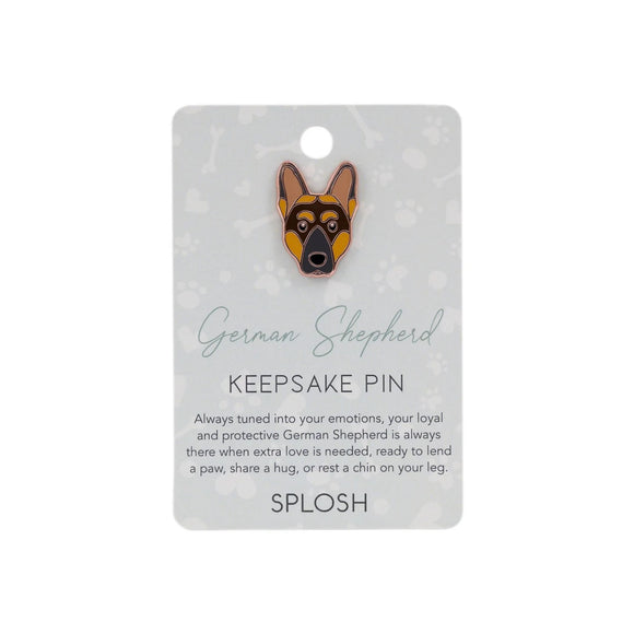 Splosh Keepsake Pin - German Shepherd