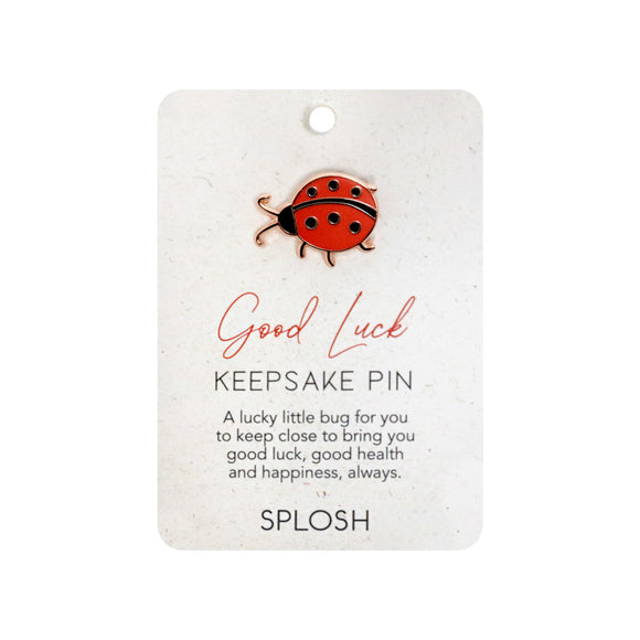 Splosh Keepsake Pins - Good Luck