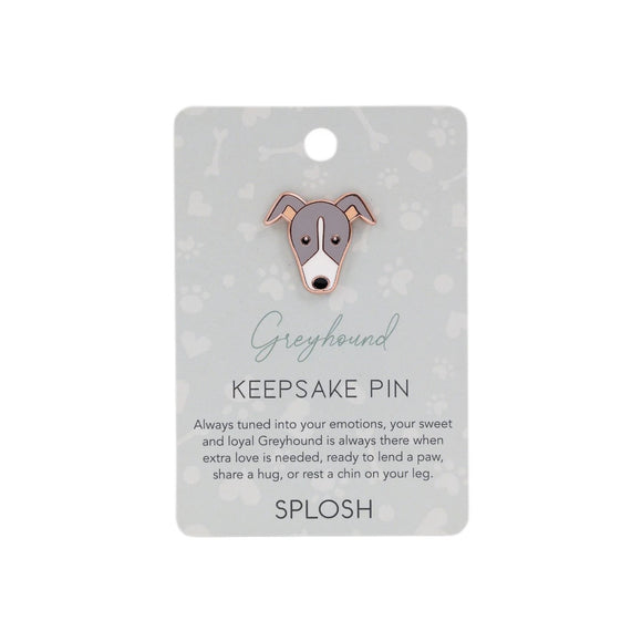 Splosh Keepsake Pin - Greyhound