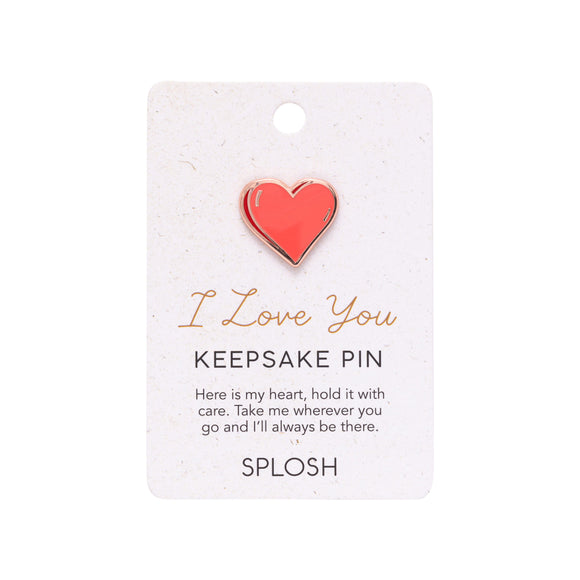 Splosh Keepsake Pins - I Love You