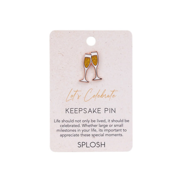 Splosh Keepsake Pin - Lets Celebrate