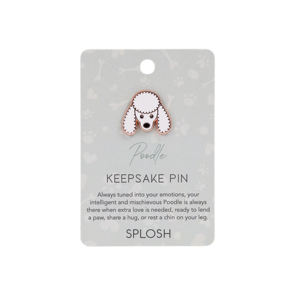 Splosh Keepsake Pin - Poodle