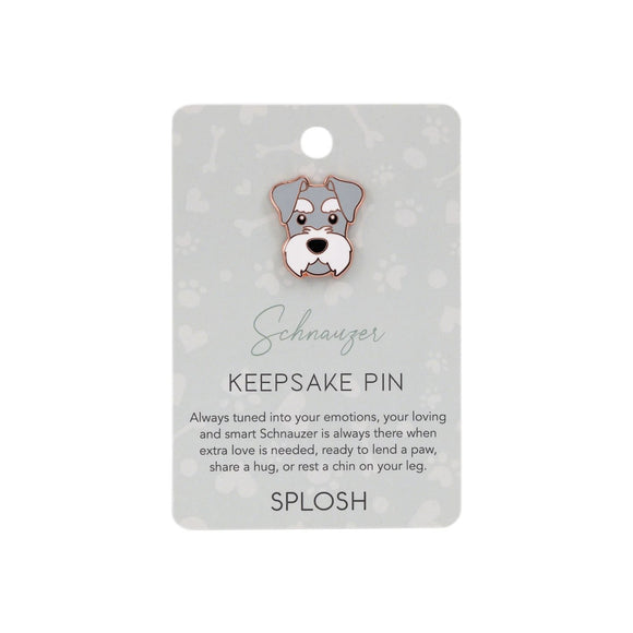 Splosh Keepsake Pin - Schnauzer