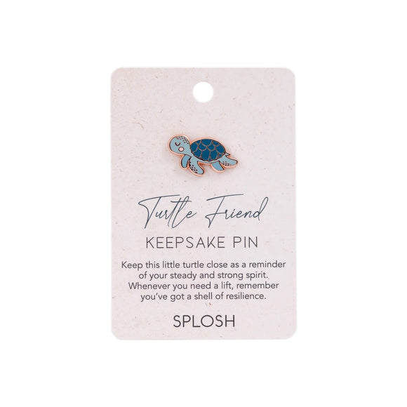 Splosh Keepsake Pins -Turtle Friend