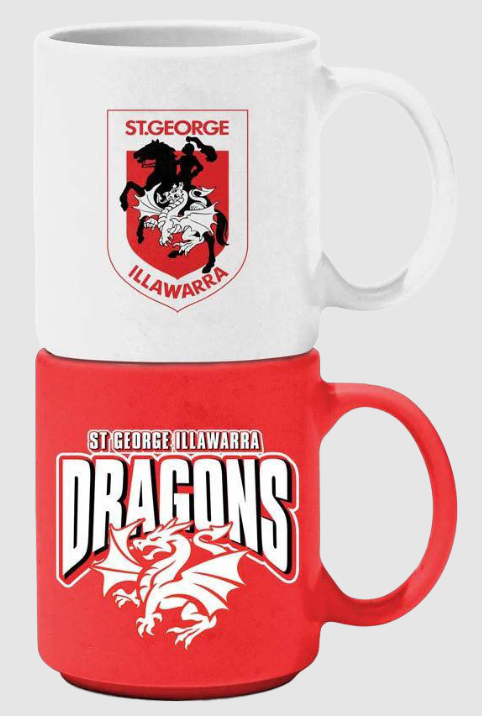 NRL Stackable Mugs - Dragons