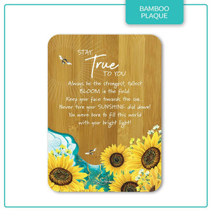 Stay True - LP Bamboo Affirmation Plaque