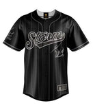 NRL Blackout Baseball Slugger - Storm