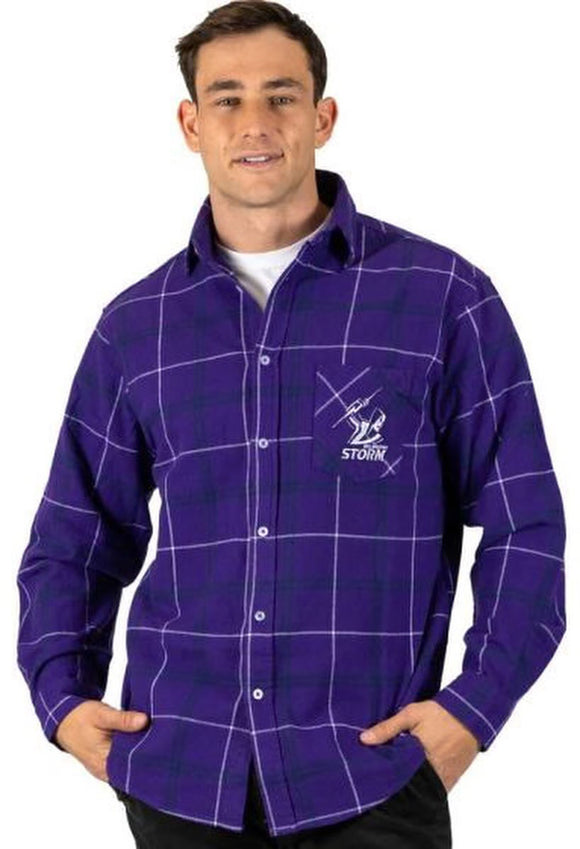 NRL Mustang Flannel Shirt - Storm