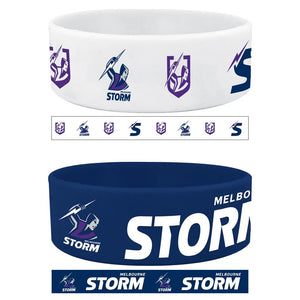 NRL Wrist Bands Set - Storm