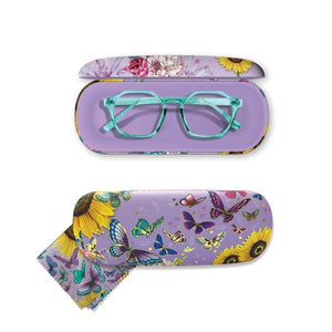 Sunny Butterflies Glasses Case - Lisa Pollock