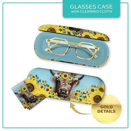 Sunny Highland Glasses Case - Lisa Pollock