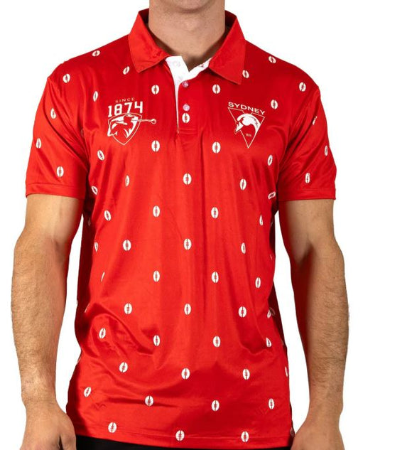 AFL Mulligan Golf Polo - Sydney Swans