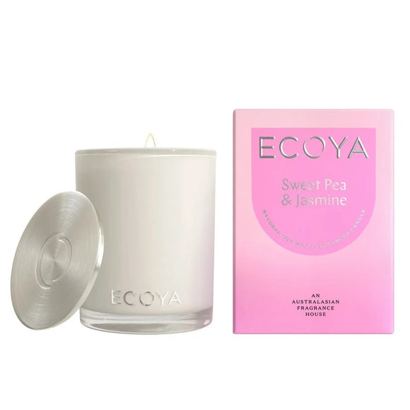 ECOYA Sweet Pea & Jasmine Madison Candle