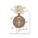 Bee Jewellery Tan Keyring