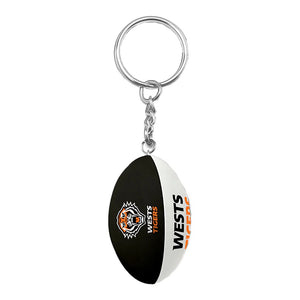 NRL Ball Keyring - West Tigers