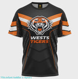 NRL Kids Chevron Tee - West Tigers