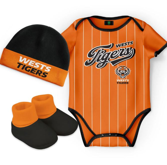NRL Lullaby 3PC Set - West Tigers