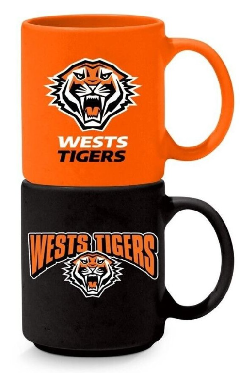 NRL Stackable Mugs - West Tigers