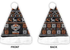 NRL Xmas Santa Hat - West Tigers