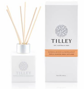 Reed Diffuser Tilley 75ml Sandalwood & Bergamot