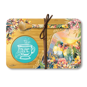 Sunset Love Birds Tea Time Tray - Lisa Pollock
