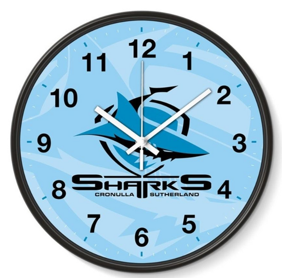 NRL Wall Clock - Sharks