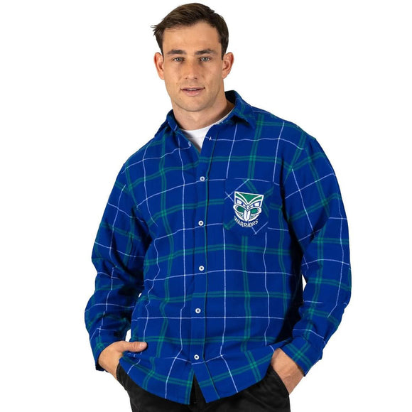 NRL Mustang Flannel Shirt - Warriors