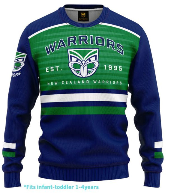 NRL Kids Victory Pullover - Warriors