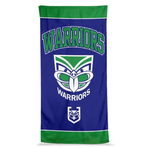 NRL Jumbo Beach Towel - Warriors