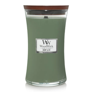 WoodWick Candle Large Hemp And Ivy