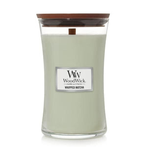 WoodWick Candle large Wipped Matcha