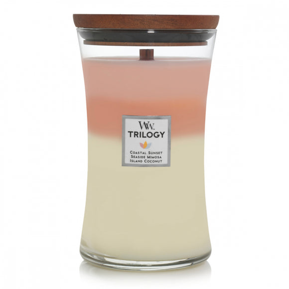 WoodWick Candle Large Island Getaway Trilogy