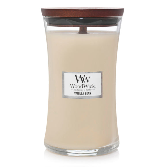 WoodWick Candle Large Vanilla Bean