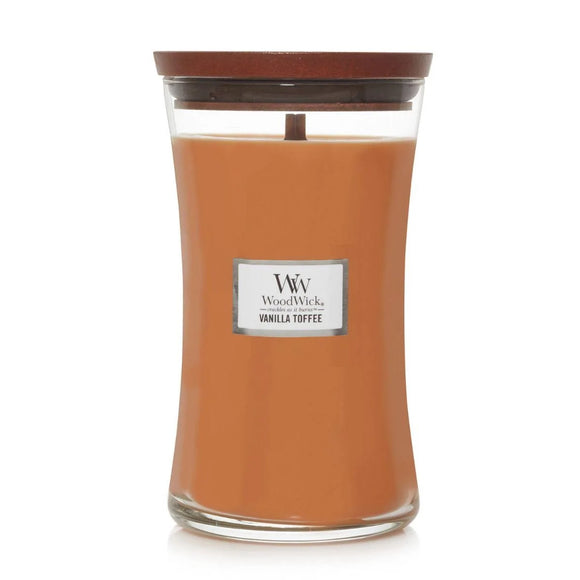 WoodWick Candle Large Vanilla Toffee