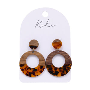 Amber Loop Earrings - Kiki