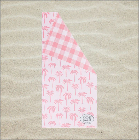 BOK Beach Towel - Blushing Palms