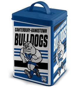 NRL Storage/Cookie Tin - Bulldogs