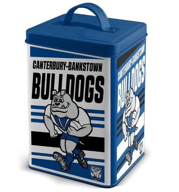 NRL Storage/Cookie Tin - Bulldogs