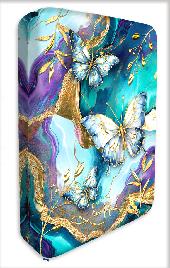 Travel Jewellery Case - Tranquil Butterflies