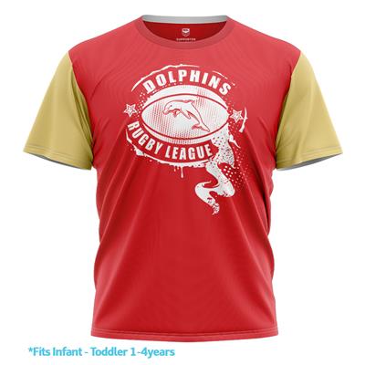NRL Kids Preston Tee - Dolphins