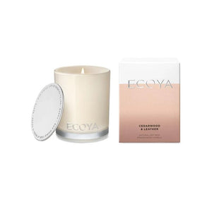 ECOYA Cedarwood & Leather Mini Madison Candle