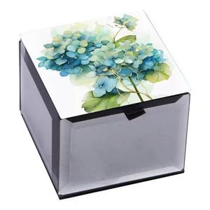 Bling Mini Trinket Box- Emerald Blossom