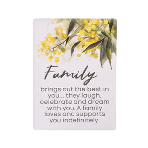 Family Ceramic Magnet - Native Blooms