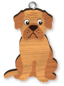 French Mastiff - Dog Keyring Landmark
